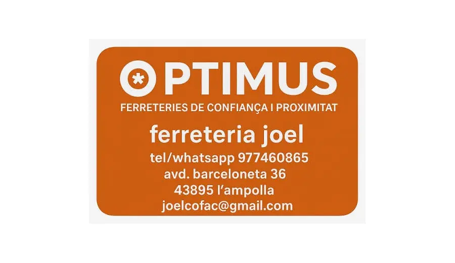 Optimus · Ferreteria Joel